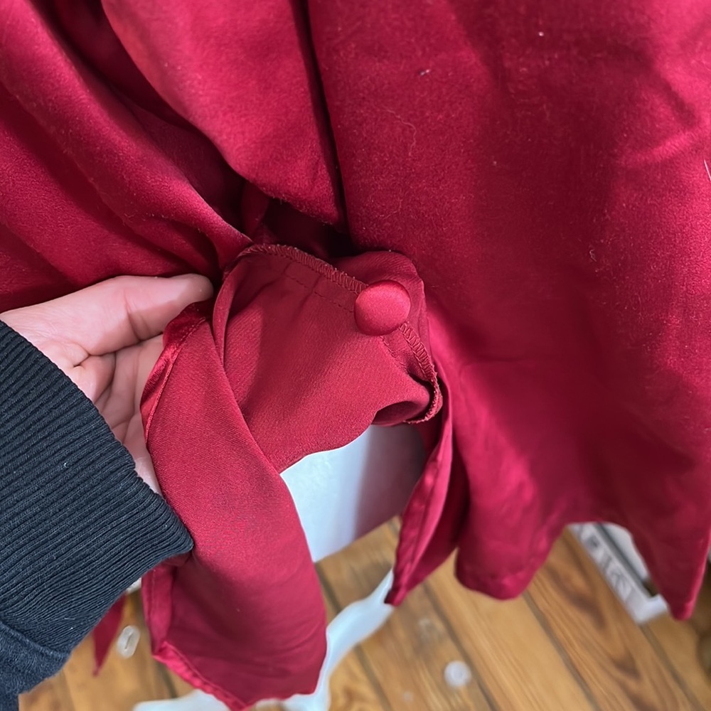 Victoria’s Secret Vintage Gold Label Red Robe - Picture 7 of 9